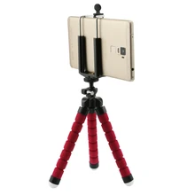Flexible Octopus Tripod For Phone With Phone Clip Tripod for iPhone 6 7 6s 5s Dslr Gopro Yi 4K SJCAM Camera Stand Mount