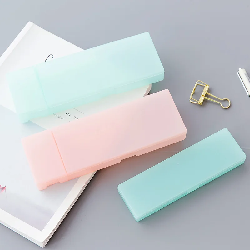 1 шт. пластиковый пенал для карандашей и ручек|pencil box|pencil case pencil boxpencil box plastic |