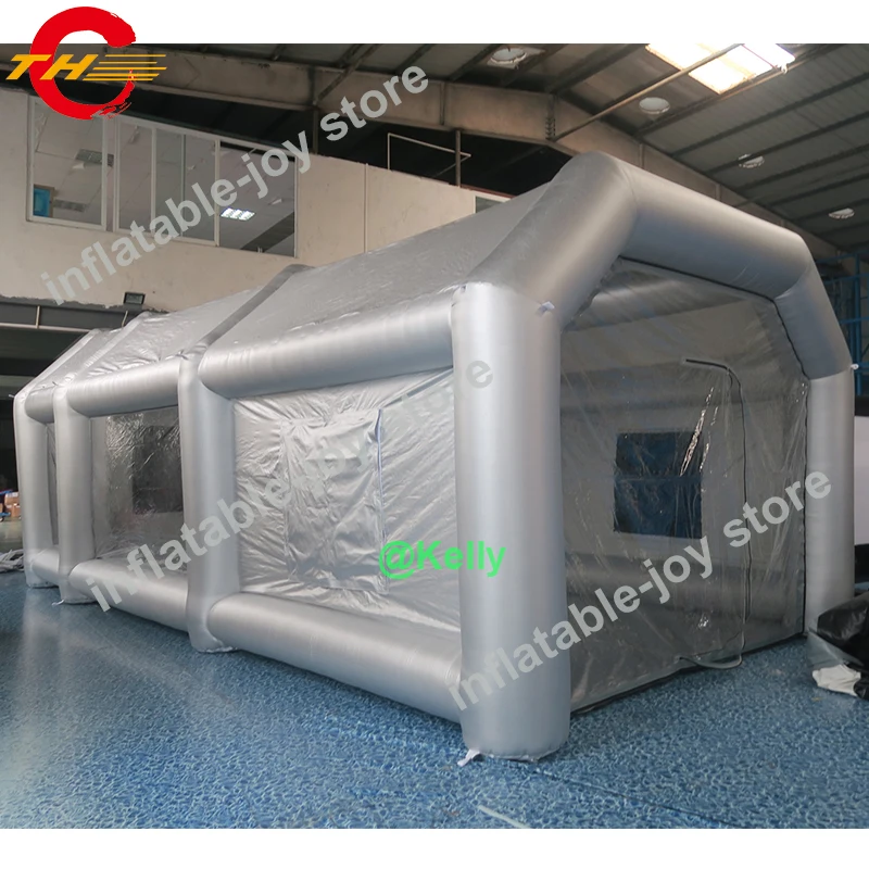 8x4x3m free air shipping durable portable car spary tent, inflatable