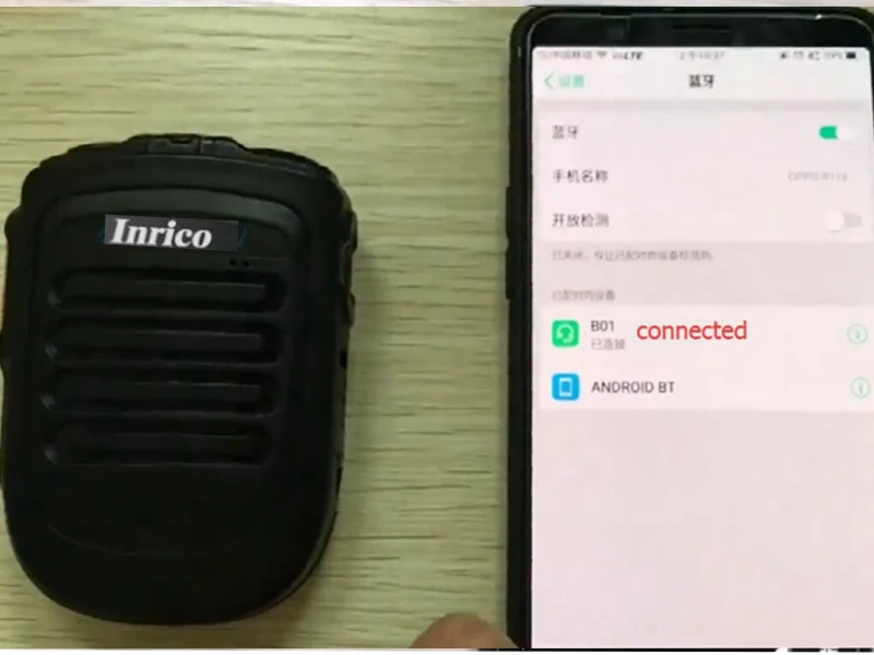 Беспроводной Bluetooth Динамик PTT Zello система громкой связи микрофон Android сеть радио
