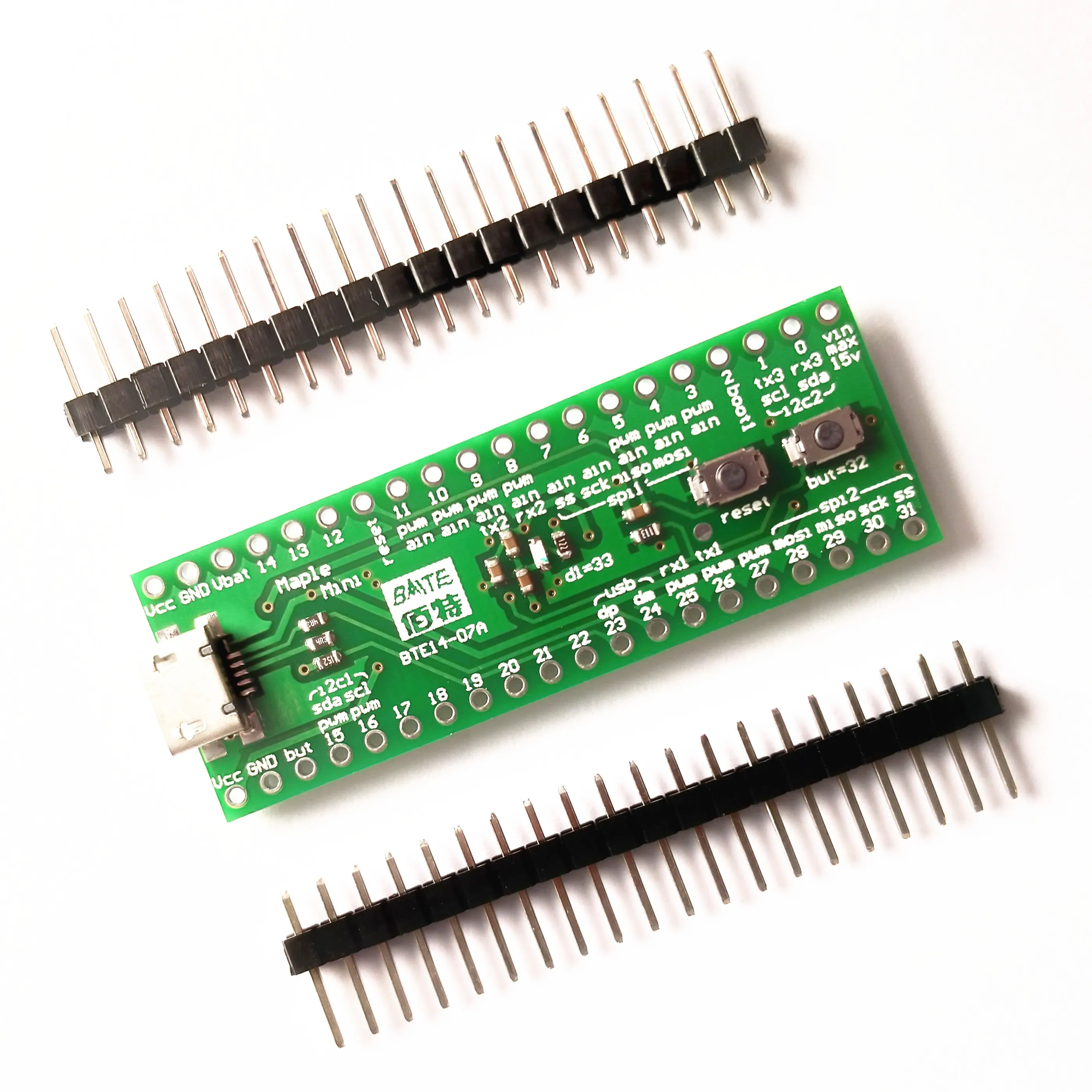 

5PCS/LOT STM32F103CBT6 Maple Mini ARM STM32 compatibility Micro USB