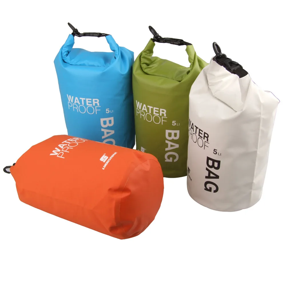

5L Outdoor Waterproof Bags Ultralight Drifting Rafting Swimming Dry Bag Camping Hiking Foldable Pouch Bag PVC Waterbag