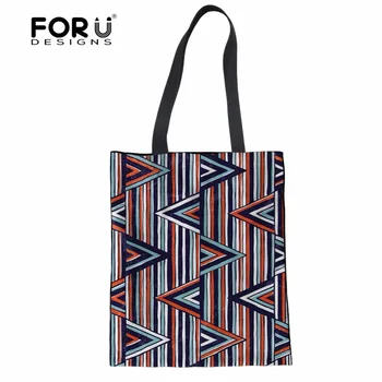 

FORUDESIGNS Tote Bags for Women Folk-custom Style Fashion Girls School Shoulder Bookbags Folding Woman Ladies Shopper Bags Bolsa