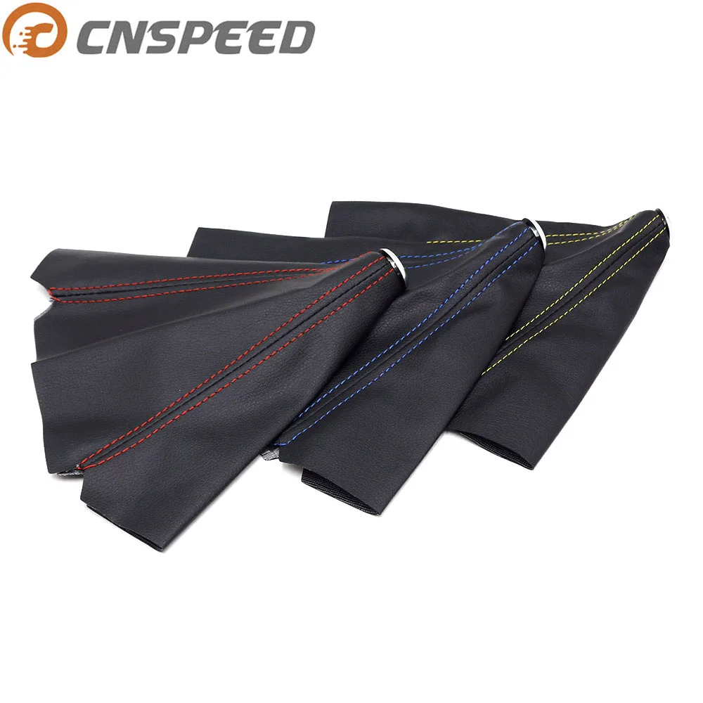 

Universal Car PVC Leather Shift Knob Cover Stitch Racing Car Gear Shift Knob Collars Leather Gaiter Sleeve Glove YC100250