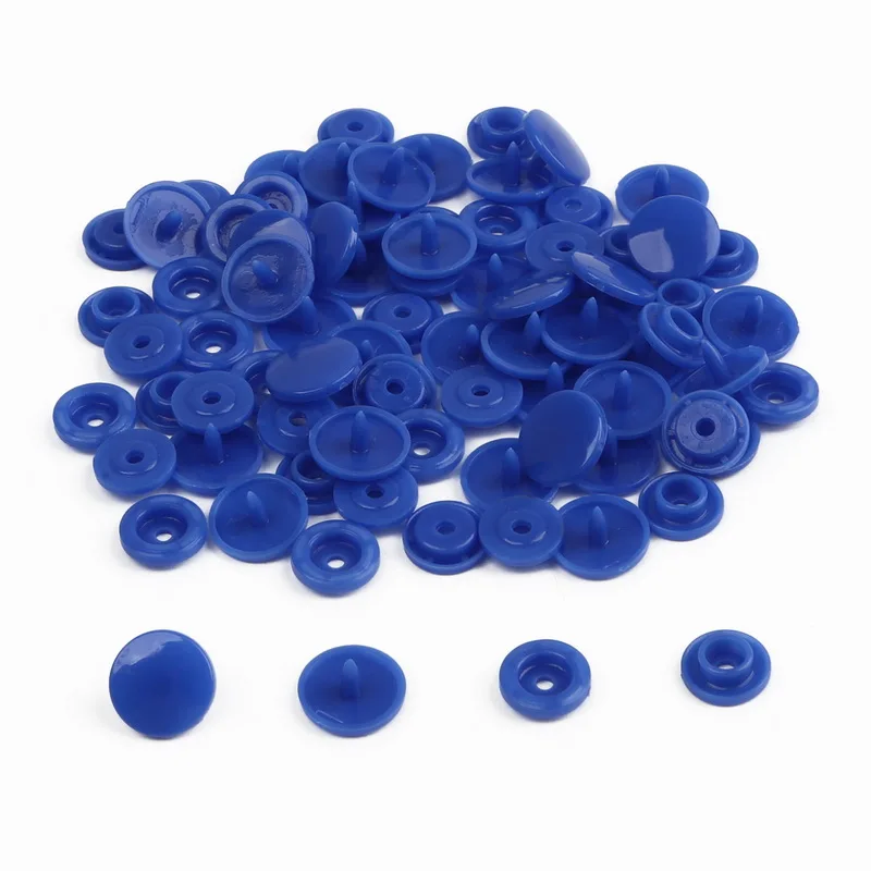 12 мм маленькие смолы застежки-кнопки Пресс кнопки 20/50/100/150 комплекты швейных встроенный пряжки Пластик Детские пряжки для одежды аксессуары для ручной работы - Цвет: Royal Blue