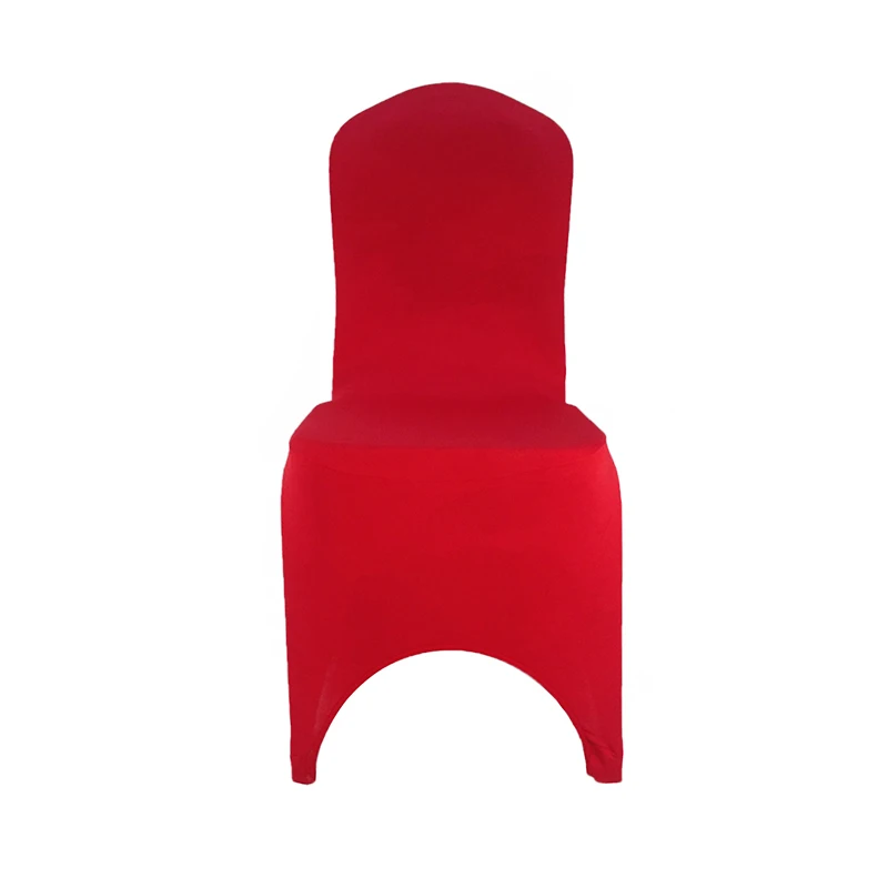 

SMOPOR Wedding Lycra Chair Covers for Events Hotel Banquet Party Decoration Dining Red Seat Spandex Chair Cover