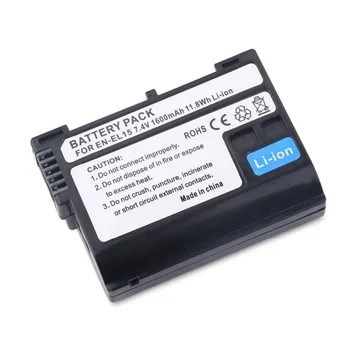 

Rechargeable battery for NIKON ENEL15 D750 D7200 D7000 D7100 D810 D610 Digital SLR Camera fully decode li-ion Battery 1600mAh
