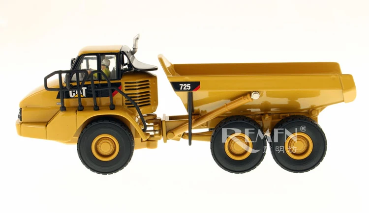 Игрушечная модель DM 1:50 гусеница кошка 725 шарнирное самосвал конструирование грузовика машинное оборудование литье под давлением модель
