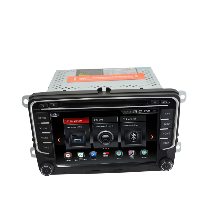 7 дюймовый восьмиъядерный Android 9 0 автомобильный DVD для VW golf 4 5 6 touran passat B6 sharan jetta caddy