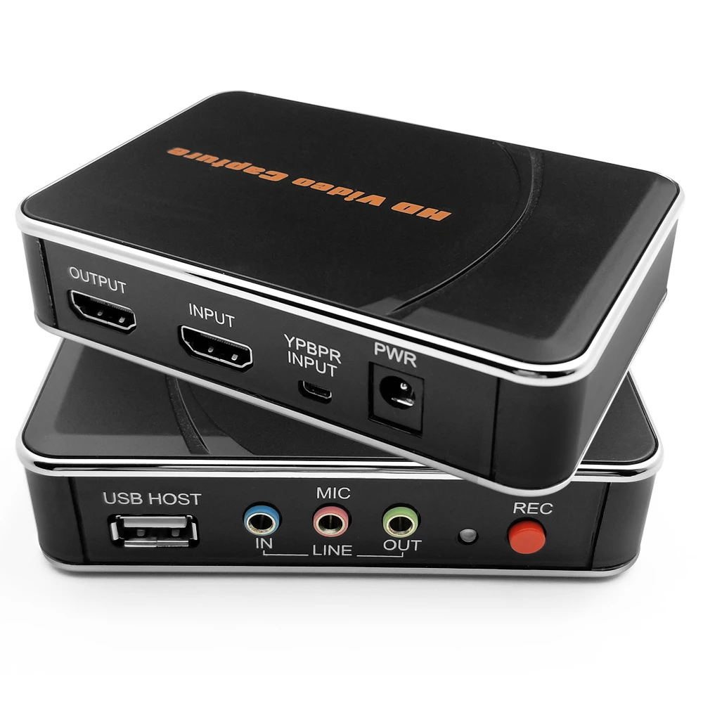 

EarRise HD Game Video Capture 1080P HDMI YPBPR Recorder For XBOX One/360 PS3 /PS4 with One Click No PC Enquired No Any Set-up