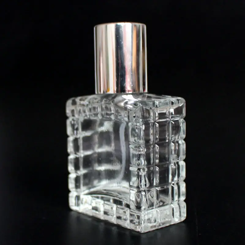 10 шт./лот 30 мл парфюмерная бутылка многоразового использования квадратное чистое стекло пустая бутылочка с распылителем косметический атомайзер для макияжа флакон для духов