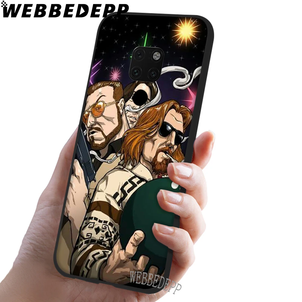 WEBBEDEPP большой мягкий чехол Lebowski для Huawei Honor 6 7A Pro 7C 8C 7X 8X 8 9 10 lite Note 10|Бамперы| |