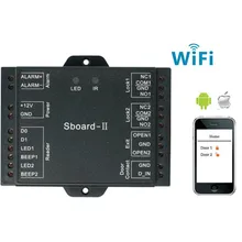 Sboard-II Wifi может удалять открытую дверь с помощью мобильного телефона Поддержка Wiegand 26~ 37 бит считыватель расширенный мини Wifi контроллер доступа