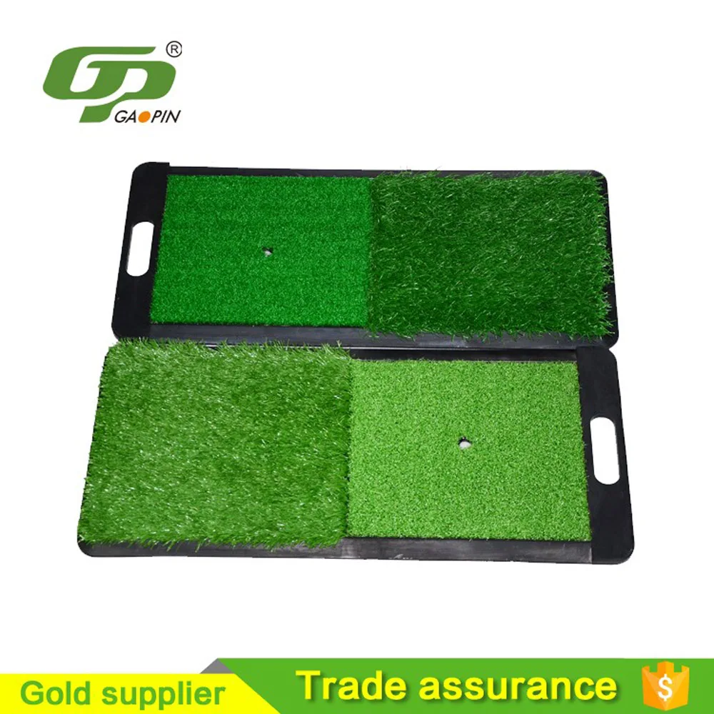 Golf Swing Mat Hitting Practice Chipping and Driving Golf Grass Mat