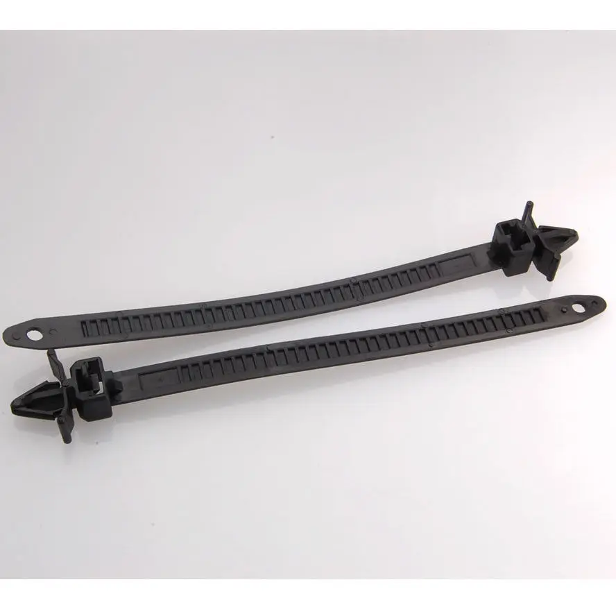 20X Nylon Push Mount Wire Tie Clip Releasable Cable Strap For 992890753