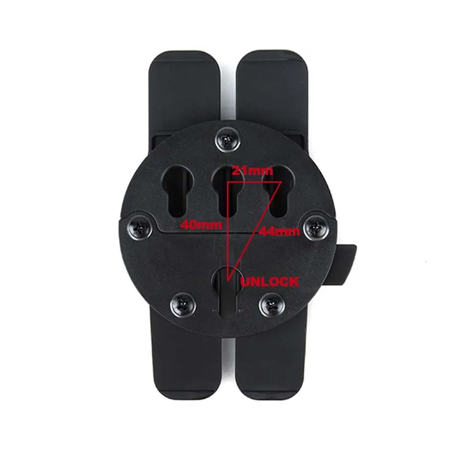 

Outdoor Tactical Airsoft Hunting TMC GC Mount System Wheel with PALS Hang Adapter MOLLE Webbing Fixed Panel BK/DE