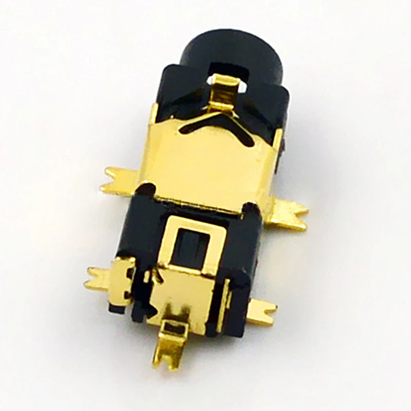 100pcs Headphone Jack Connector Safety Box Charging Socket Plug PJ 209 4Pin Plated Gold High Quality