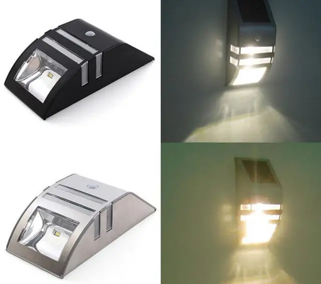 Solar sensor light fence lamp, wall lamp aisle lights , outdoor garden lights Wall lights