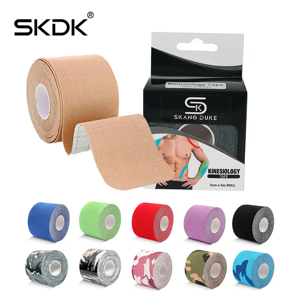 SKDK Elastic Kinesiology Tapes Athletic Recovery Kneepad Sports Safety Muscle Pain Relief Knee