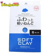 New Japan Soft Clay Lightweight Modeling Air Dry Ultralight Clay Blue Pink Black White Red Yellow Green Brown