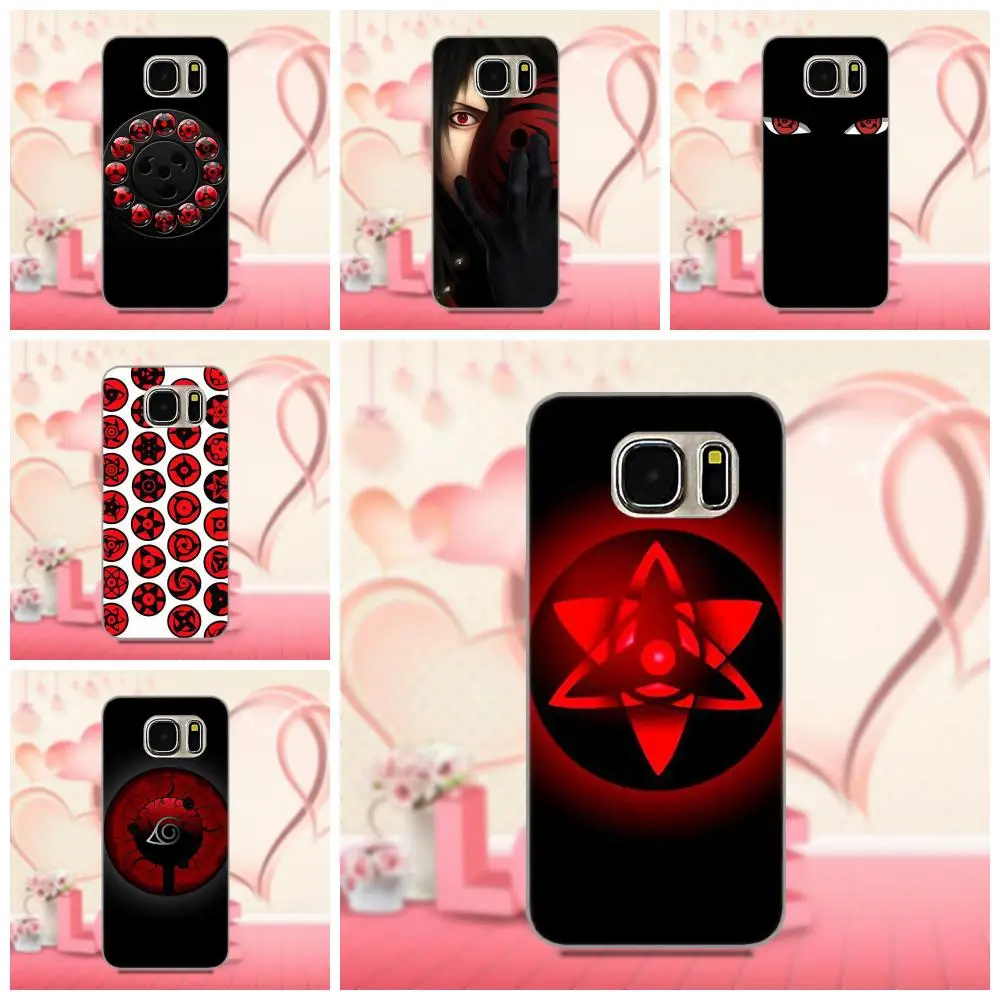 

Oedmeb For Galaxy A3 A5 A7 J1 J3 J5 J7 S5 S6 S7 S8 S9 edge Plus 2016 2017 Soft TPU Protector Cases Sharingan Naruto