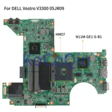 KoCoQin ноутбук материнская плата для Dell Vostro 3300 V3300 материнская плата 09288-1 CN-05JR09 05JR09 N11M-GE1-S-B1 512 М Оперативная память HM57