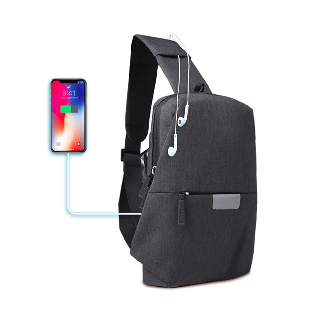 Us 27 48 Waterproof Nylon Messenger Single Shoulder Bag For Ipad Tablets 2018 New Crossbody Bags Men Fashion Chest Pack Casual In Laptop