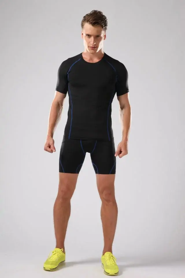 Спортивные эластичные компрессионные брюки мужские колготки для бега леггинсы для бодибилдинга для спортзала для игры в баскетбол Футбольная экипировка спортивные Леггинсы