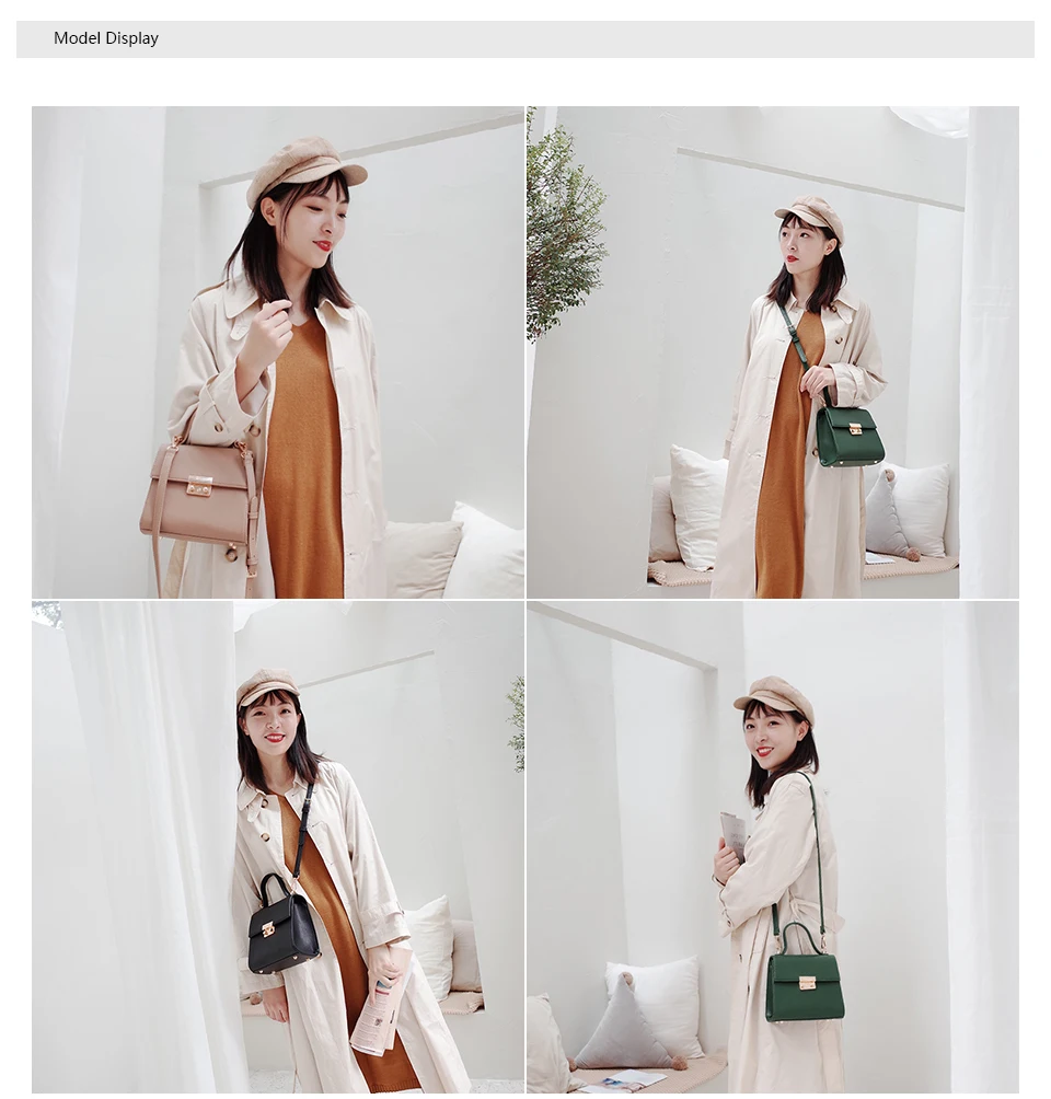 MICOCAH/женская сумка с металлическим замком, брендовые сумки для женщин, Женские аксессуары с карманом на молнии MSD181