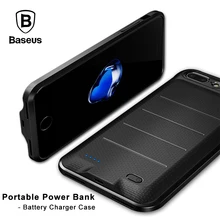 Baseus Портативный Power Bank Телефон чехол Зарядное устройство Защитный чехол на айфон 6 6s 7 7Plus 3650mAh Power Bank для айфон