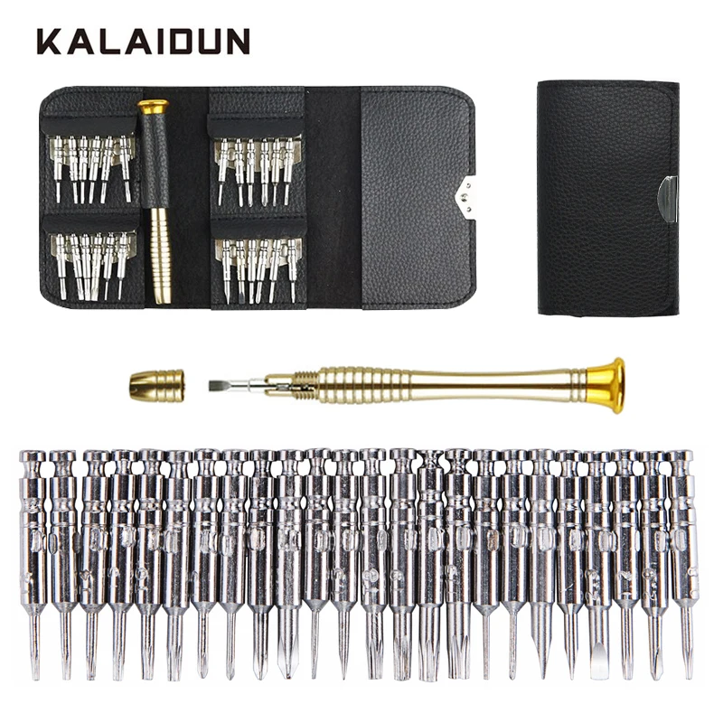 

KALAIDUN screwdriver set 25 in 1 tool organizers precision torx screw driver Bits Repair Hand tools Kit for phones Tablet PC