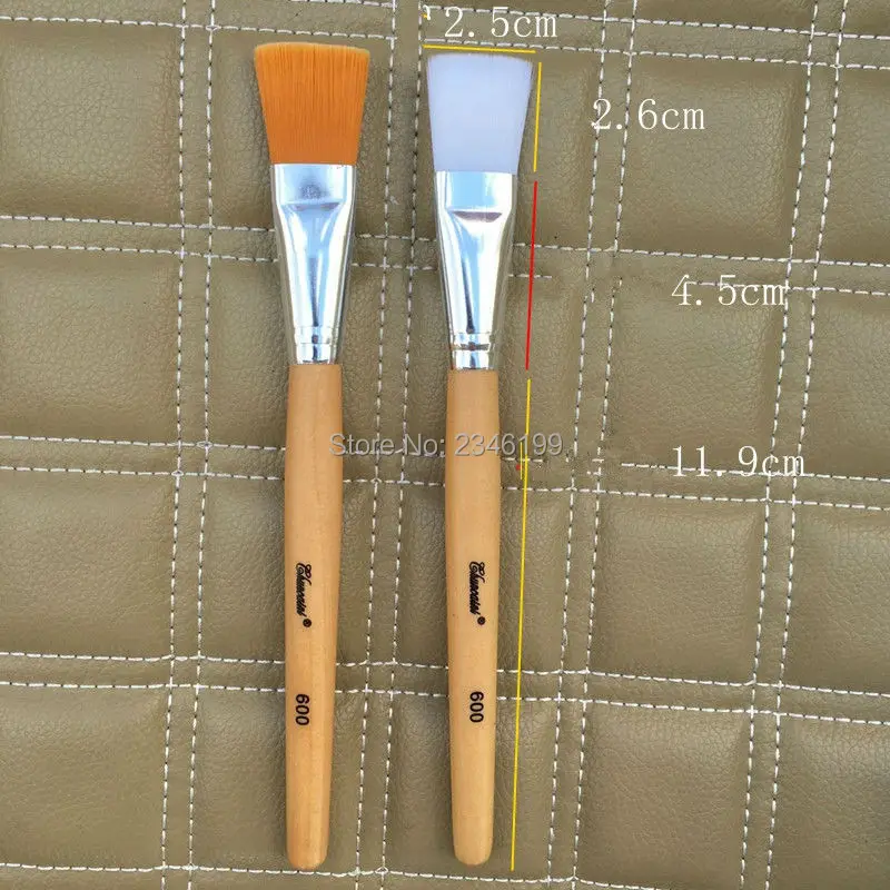 

50pcs High Grade Fiber hair Soft Facial Mask Mud Brush Stick DIY Mixing Spatulas Scoop For Beauty Salon Makeup Cosmetic Tools