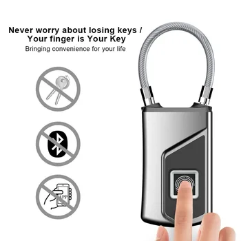 

L1 Smart Fingerprint Recogonizer Padlock Semiconductor Fingerprint Induction Lock
