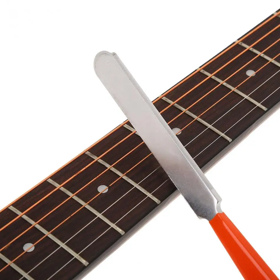 Stainless Steel Guitar File Dual Cutting Edge Tool Fret Board Crowning