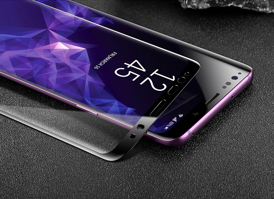 5D Tempered Glass for Samsung Galaxy A8 Full Cover Screen Protector for Samsung Galaxy A9 Star Lite A6 Plus A5 A7 A3 Glass Film  (10)