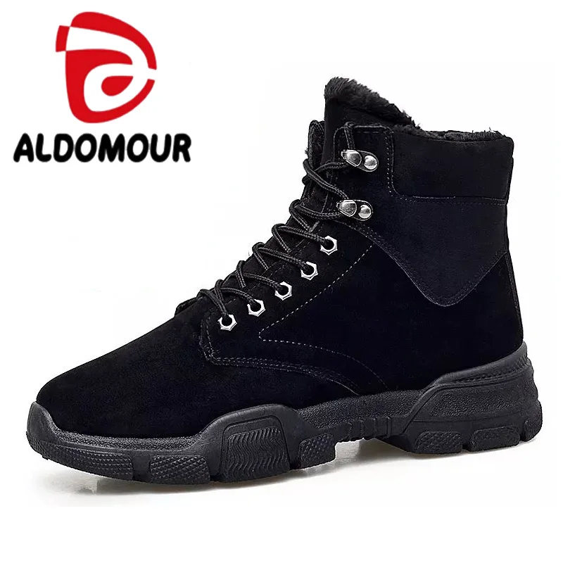 ALDOMOUR Пеший Туризм обувь кроссовки мужские охотничьи сапоги Size38-45 Zapatillas hombre зима восхождение на шнуровке дышащая Spring2018 ZMQ