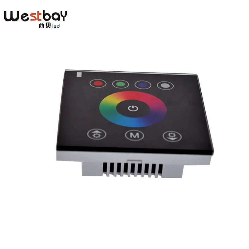 RGBW LED контроллер Новый кристалл сенсорный выключатель настенный переключатель