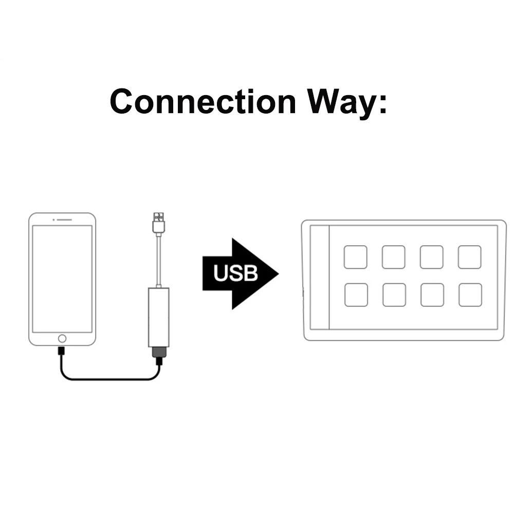 Smart Link USB Bluetooth ключ автомобильный навигационный плеер черный Carplay для Apple iOS CarPlay Android автомобильный плеер Автомобильный Стайлинг