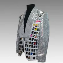 Европейский и американский панк-рок группа костюм мужской клетчатый блестки tide мужской костюм