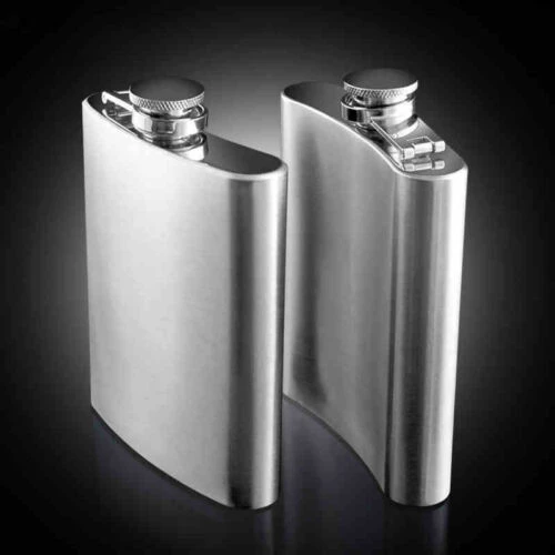 STAINLESS STEEL HIP LIQUOR WHISKEY ALCOHOL FLASK CAP 7 8 OZ POCKET WINE BOTTLE STAINLESS STEEL HIP LIQUOR WHISKEY ALCOHOL FLASK CAP 7 8 OZ POCKET WINE BOTTLE
