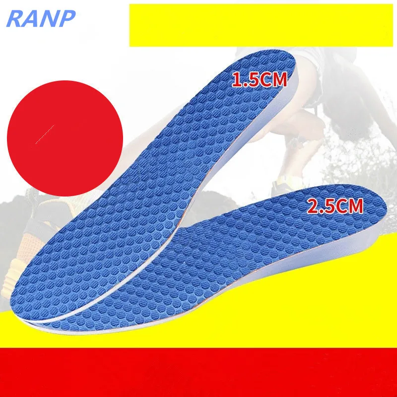 

New Fashion Insoles Height Increase Orthopedic Shock Absorption Shoe Pad Insert Foot Care Shoe Accessory Arch Support Men Women