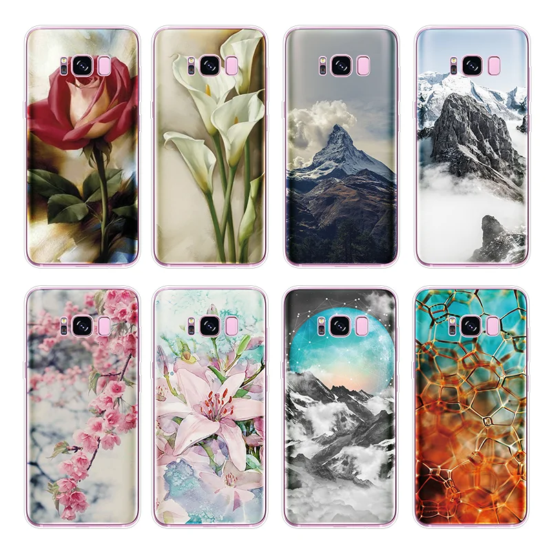 

Floral Coque For Samsung Galaxy J1 J5 A3 A5 A6 A7 Note 4 8 9 S3 S4 S5 Mini 2015 2016 For Samsung J6 2018 J2 S10 Plus TPU Case