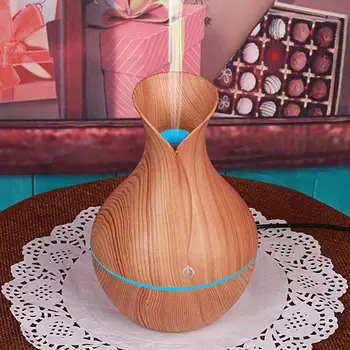 

130ML USB Diffuser Silent Aroma Essential Oil Diffuser Ultrasonic Cool Mist Humidifier with LED Night Light for Home Office