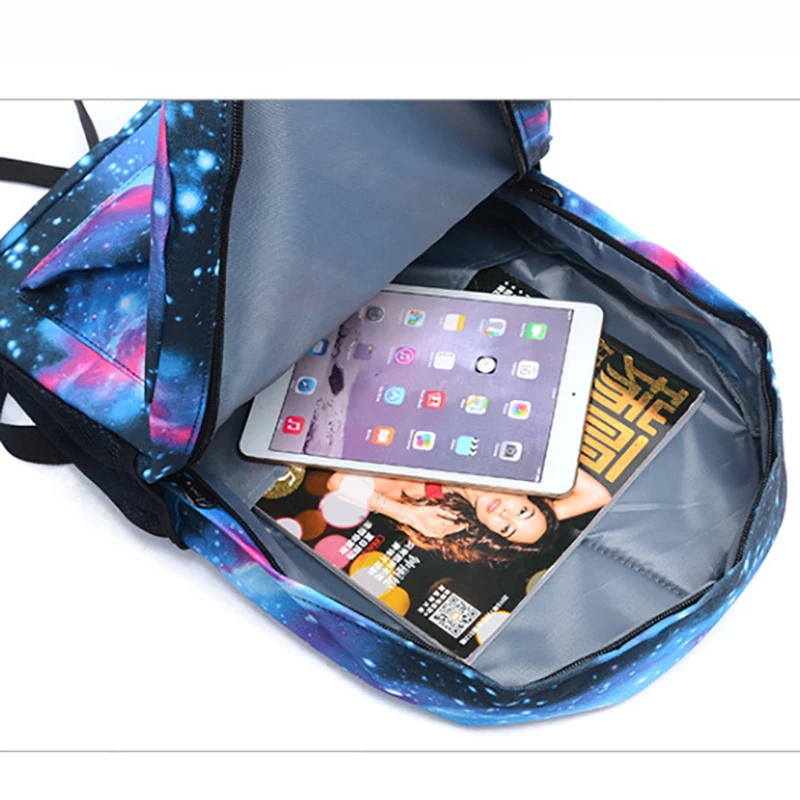 Японский аниме Наруто светящийся рюкзак Uzumaki печать рюкзак для ноутбука путешествия книга школьная сумка нейлоновый рюкзак для коллажа студентов