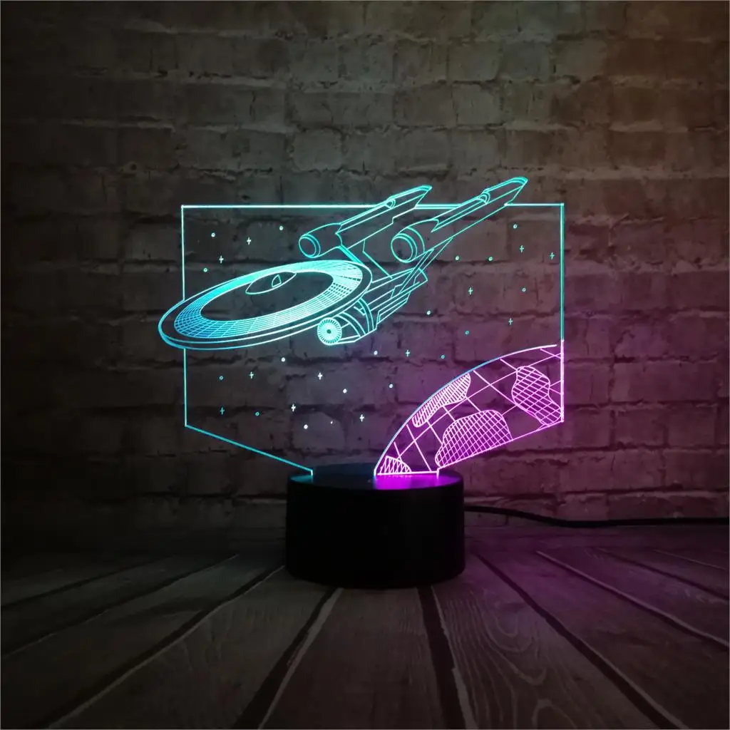 Цветная 3d лампа с героями мультфильмов светодиодная для домашнего декора ночник