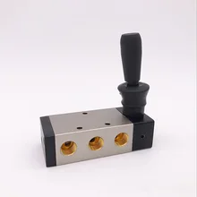 GOGOATC 5/2 ходовой пневматический ручной регулирующий клапан 4H310-08 1/4 дюймов 4H310-10 порт 3/" BSP управление потоком выхлопных газов ручной клапан