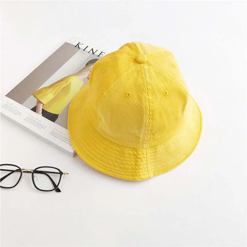 

2019 korean summer hat women unisex Corduroy bucket hat men visor sun hat for men