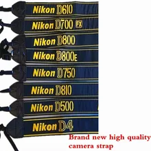 Camera Shoulder Neck Strap Belt Sling for Nikon D7000 D5300 D500 D610 D700 D800 D800E D810 D4S D5 DSLR C