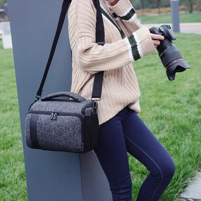 Goede Waterdichte Foto Camera Bag Case Cover Schoudertassen voor Pentax K r K 5 K 7 K x K 30 X 90 X 70 K m K200D K100D K110D