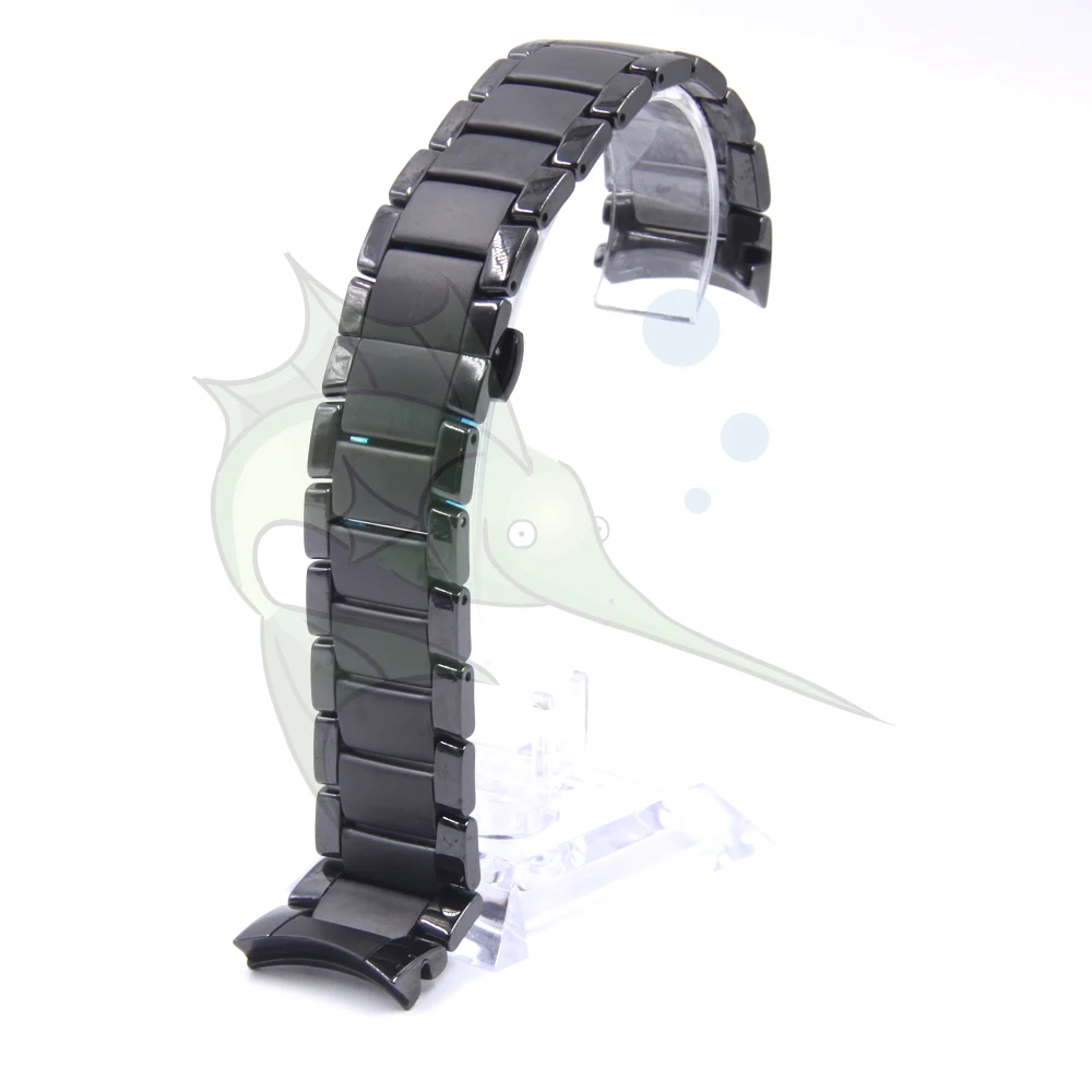 Высококачественный керамический ремешок для часов AR1451 AR1452 мужской ремешок 22 мм 24 мм черный аксессуары для часов